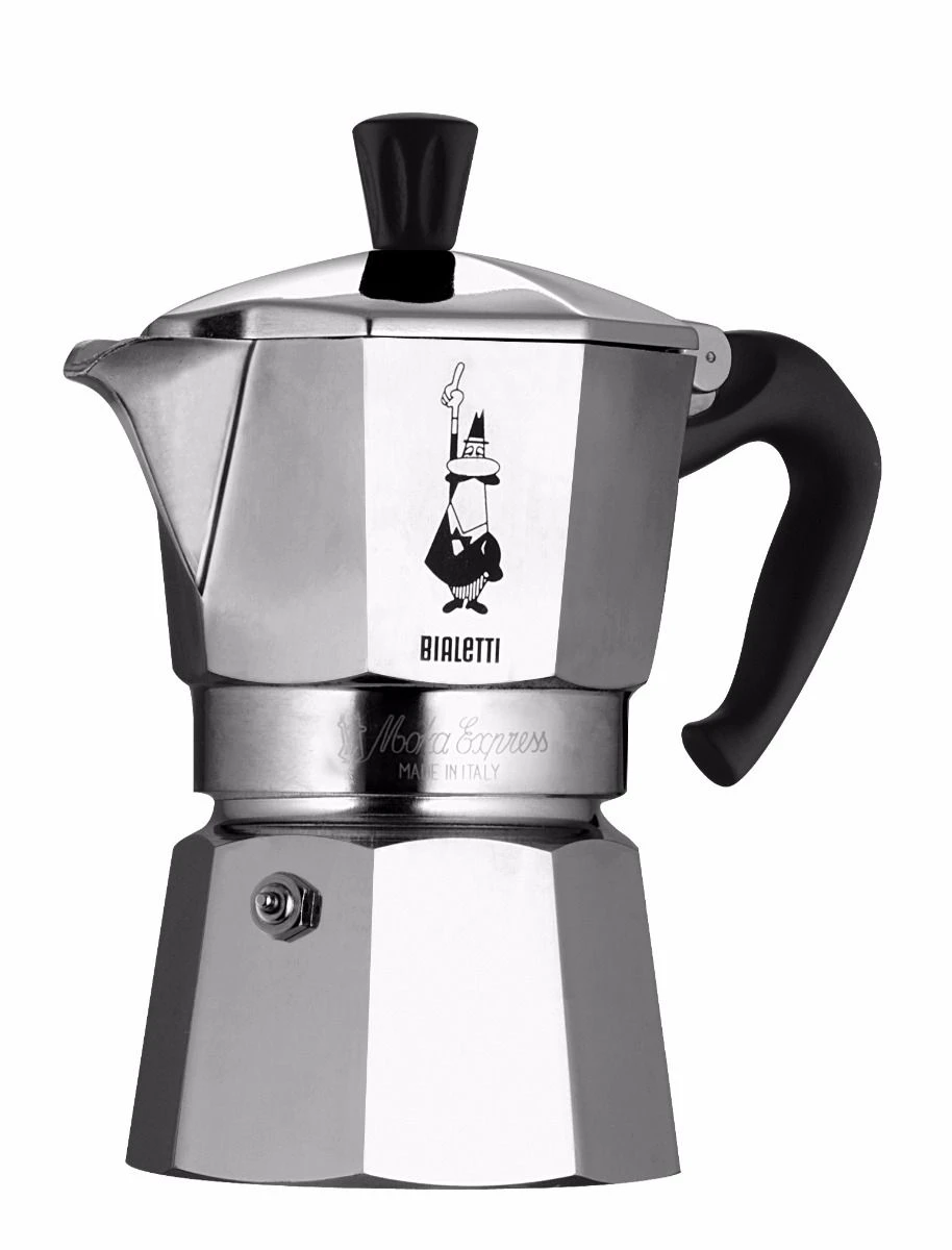 Bialetti Moka Express 3-Cup Moka Pot 1 Bialetti Moka Express 3-Cup Moka Pot
