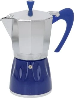 G.A.T. Moka Delizia 9-Cup Moka Pot - Blue