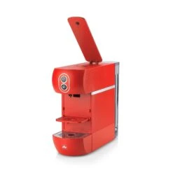 Illy E.S.E. Pod Coffee Machine - Red -Coffee Machine Shop 2020 illyESE Machine at Angle open