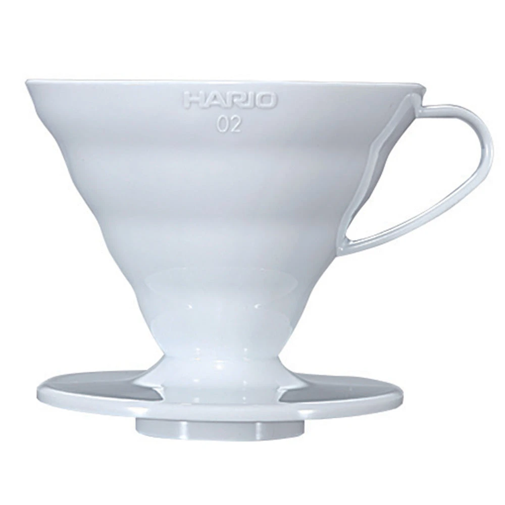 Hario V60 02 White Ceramic Coffee Dripper 1 Hario V60 02 White Ceramic Coffee Dripper