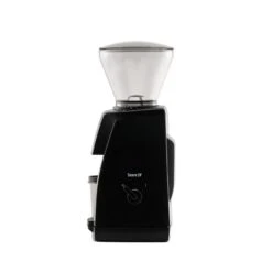 Baratza Encore ESP Coffee And Espresso Grinder - Black -Coffee Machine Shop 495 EncoreESP Black DosingCup 03 Side OnWhite WEB