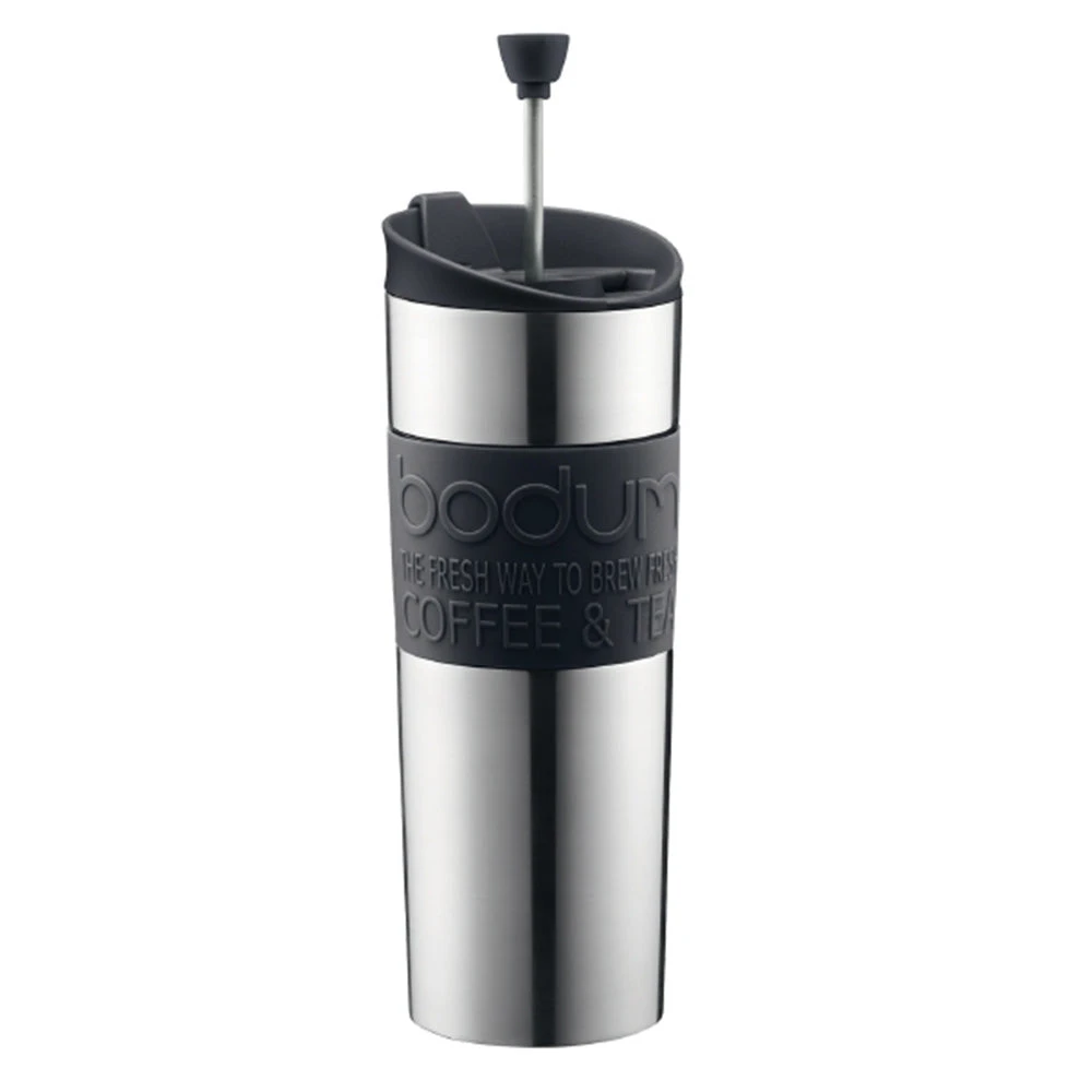 Bodum 15oz Traveling French Press Coffee Maker In Black 1 Bodum 15oz Traveling French Press Coffee Maker In Black