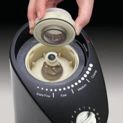 Capresso Infinity Plus Conical Burr Coffee Grinder In Black -Coffee Machine Shop 570.01InfinityPlusBurrHR