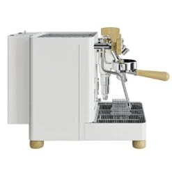 Lelit Bianca V3 Dual Boiler Espresso Machine - Matte White -Coffee Machine Shop BiancaV3MatteWhite Side