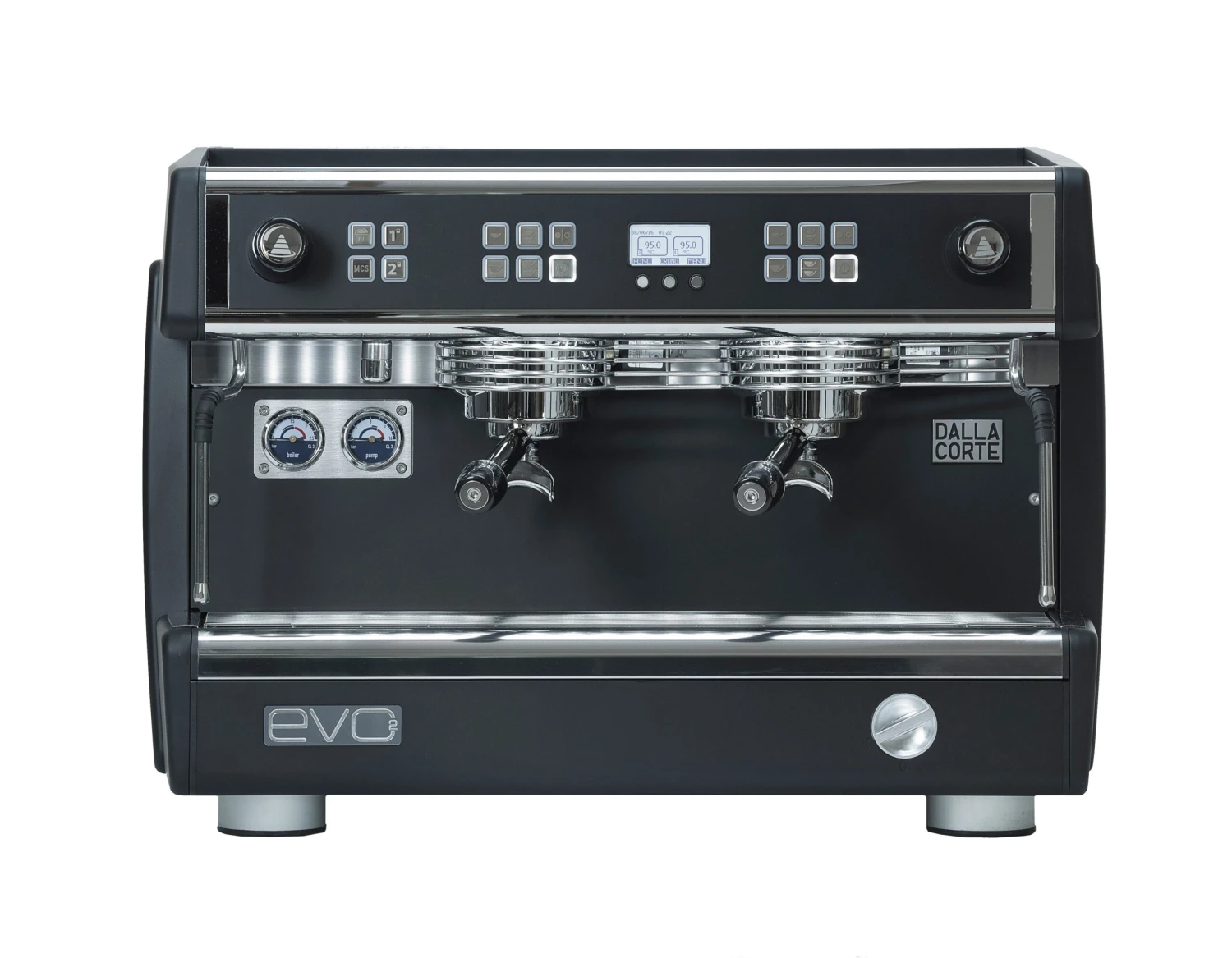 Dalla Corte Evo 2 Espresso Machine - 2-Group Blackboard 1 Dalla Corte Evo 2 Espresso Machine - 2-Group Blackboard