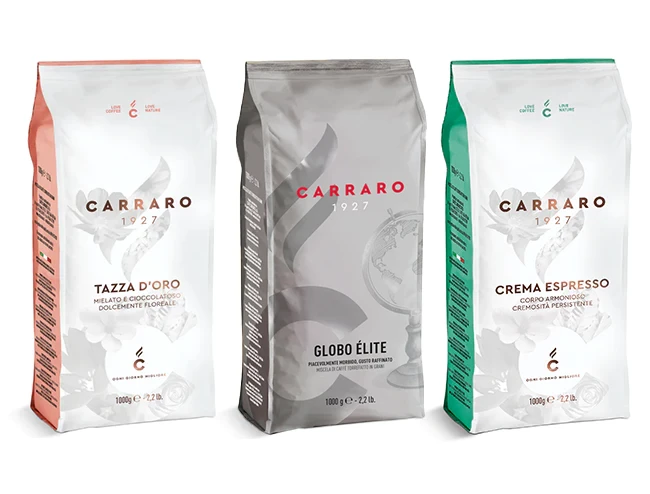 Caffe Carraro Whole Bean Espresso Sampler 1 Caffe Carraro Whole Bean Espresso Sampler