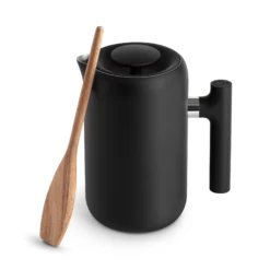 Fellow Clara French Press - Black -Coffee Machine Shop Clara FrenchPress MB AgitationStick