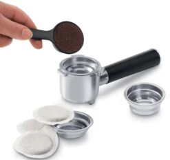 DeLonghi EC685W Dedica Deluxe Espresso Machine - White -Coffee Machine Shop DeLonghiFilterHolder d3883d2a df56 4d84 92e7 9facfc1a5ff8