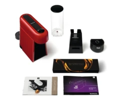 Nespresso Essenza Plus Espresso Machine By DeLonghi - Red -Coffee Machine Shop EN200R Alt6