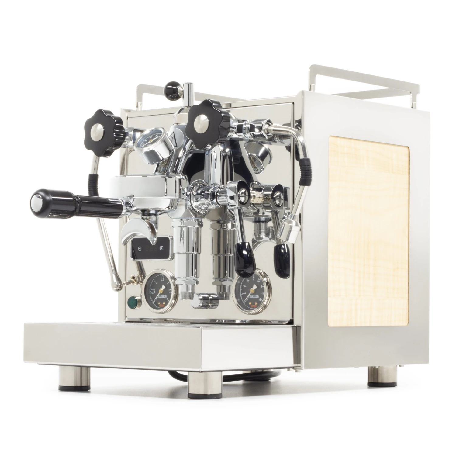 Profitec Pro 600 Dual Boiler Espresso Machine With Flow Control - Maple Curly Figured 1 Profitec Pro 600 Dual Boiler Espresso Machine With Flow Control - Maple Curly Figured