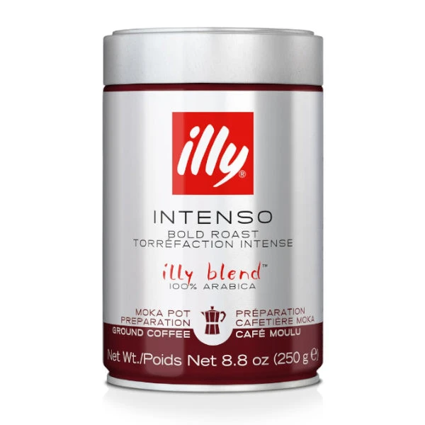 Illy Moka Intenso Ground Dark Roast Coffee 1 Illy Moka Intenso Ground Dark Roast Coffee