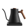 Fellow Stagg EKG Pro 0.9L Pour Over Kettle - Matte Black With Walnut Accents