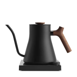 Fellow Stagg EKG Pro Studio Edition 1L Pour Over Kettle - Matte Black With Walnut Accents