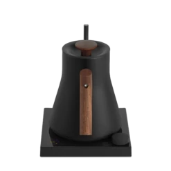 Fellow Stagg EKG Pro Studio Edition 1L Pour Over Kettle - Matte Black With Walnut Accents -Coffee Machine Shop StaggEKGProStudioEdition MatteBlackWalnut WithBase 3