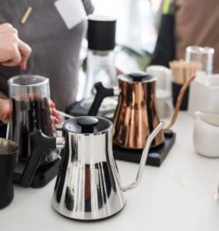 Fellow Stagg EKG 0.9L Kettle - Polished Steel -Coffee Machine Shop TG7A2297kettles