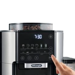 DeLonghi TrueBrew Drip Coffee Maker - Stainless/Black -Coffee Machine Shop TrueBrew CAM51025MB ChromeBlack Display Alt4