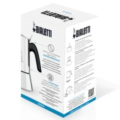 Bialetti Venus 6-Cup Stainless Steel Moka Pot -Coffee Machine Shop Venus BoxBack