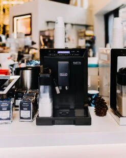 Refurbished DeLonghi Eletta Cappuccino In Black ECAM44660B 7 Refurbished DeLonghi Eletta Cappuccino In Black ECAM44660B -Coffee Machine Shop delonghi social lifestyle eletta black coffee n clothes event all rights jan 2099