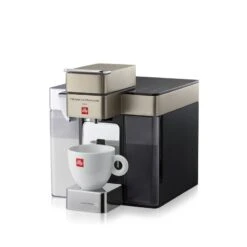 Illy Y5 IperEspresso Milk, Espresso & Coffee Machine - Satin -Coffee Machine Shop francis francis y5 milk iperespresso machine satin