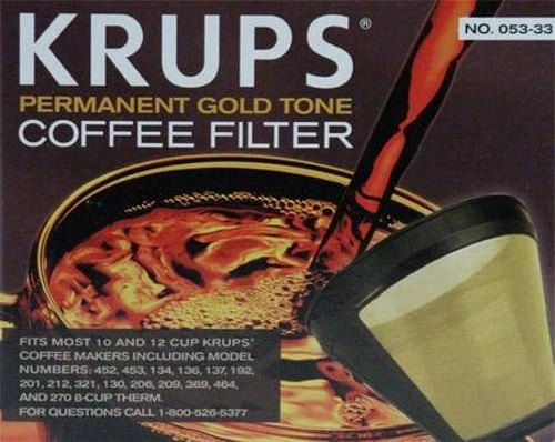 Krups Gold Tone Filter 049 1 Krups Gold Tone Filter 049