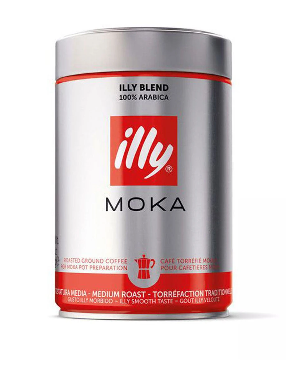 Illy Ground Moka Coffee 1 Illy Ground Moka Coffee